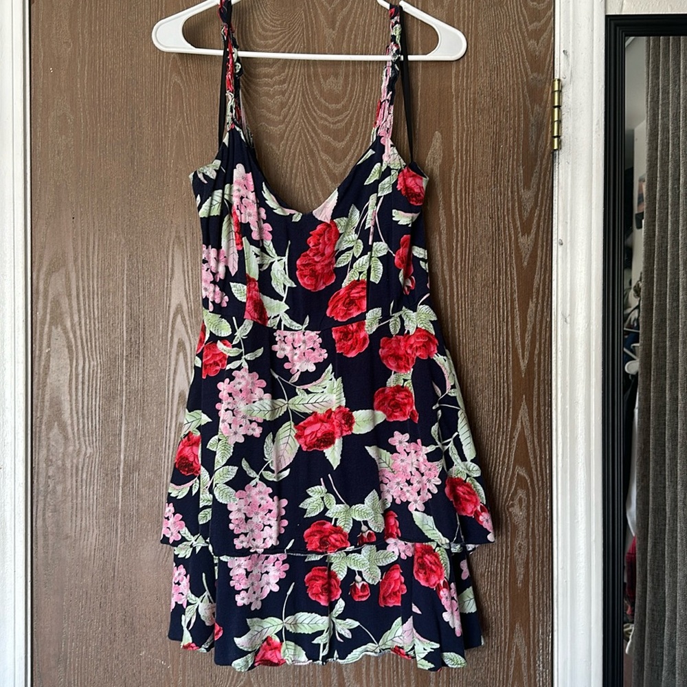 Strappy floral dress